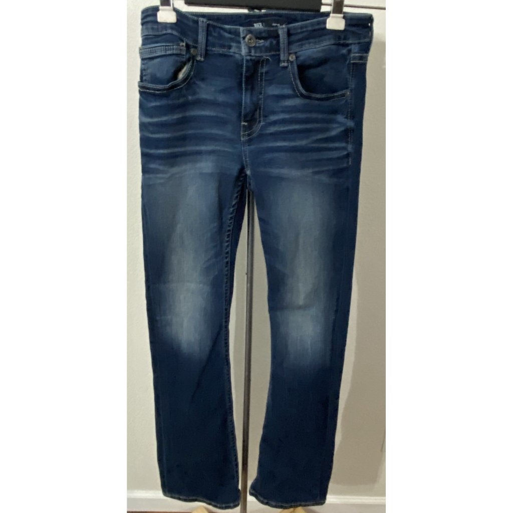 Bke Fulton Womens 31x33(Tag Reads 32x34) Jeans Stretch Embroidered